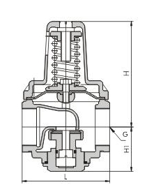 YZ11X支管式减压阀(图1)