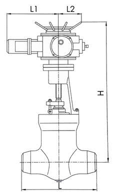 Z61H高温高压对焊闸阀(图3)