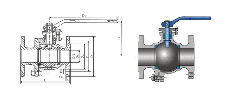 Q41F天然气专用球阀(图1)
