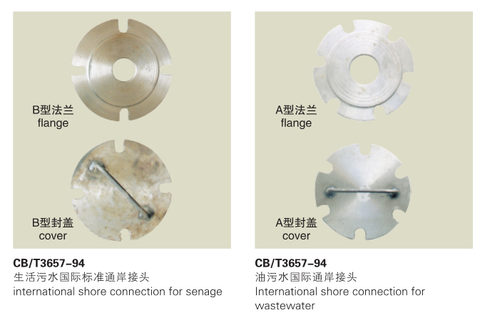 船用油污水生活污水国际通岸接头CB/T3657-94
