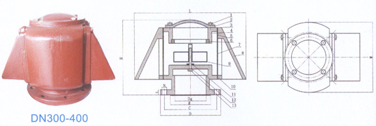 <strong><strong>船用FKM型油水艙空氣管頭</strong></strong>