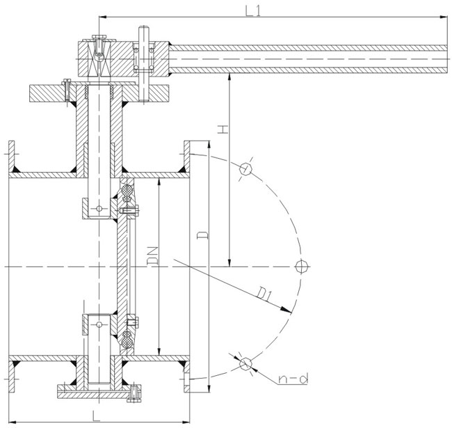 CB-1258 Handle ventilation butterfly valve (Figure 1)