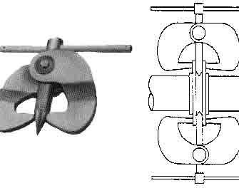 IMPA手册 编号615184法兰顶出夹具(图1) IMPA手册 编号615184法兰顶出夹具(图1)