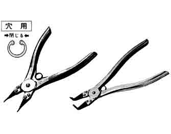 IMPA手册 编号611833内/外锁卡簧钳(图1) IMPA手册 编号611833内/外锁卡簧钳(图1)