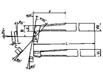 IMPA手册 编号63305540型圆嘴镗孔车刀(图1) IMPA手册 编号63305540型圆嘴镗孔车刀(图1)
