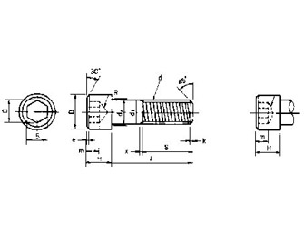 IMPA手册 编号6905XX六角套头螺丝(图1) IMPA手册 编号6905XX六角套头螺丝(图1)