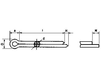 IMPA手册 编号6958XX开尾插梢(图1) IMPA手册 编号6958XX开尾插梢(图1)