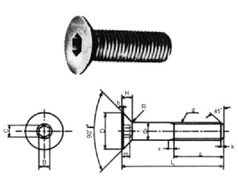 IMPA手册 编号6906XX插座螺丝(图1) IMPA手册 编号6906XX插座螺丝(图1)
