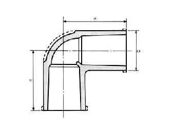IMPA手册 编号733003供水管路PVC塑料45DEG./90DEG.长径弯头(图1) IMPA手册 编号733003供水管路PVC塑料45DEG./90DEG.长径弯头(图1)