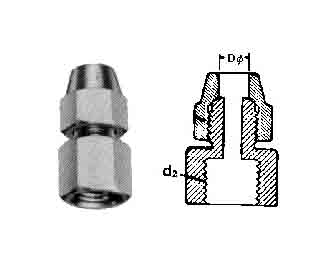 IMPA手册 编号733696黄铜异径接管器(图1)