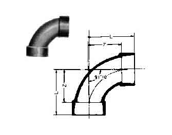 IMPA手册 编号732825PVC90度长径弯头(图1) IMPA手册 编号732825PVC90度长径弯头(图1)