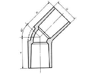 IMPA手册 编号733015供水管路PVC塑料45DEG./90DEG.长径弯头(图1) IMPA手册 编号733015供水管路PVC塑料45DEG./90DEG.长径弯头(图1)