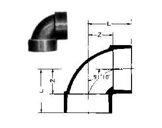 IMPA手册 编号732811PVC90度弯头(图1) IMPA手册 编号732811PVC90度弯头(图1)