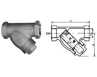 IMPA手册 编号752446Y型过滤器(图1) IMPA手册 编号752446Y型过滤器(图1)