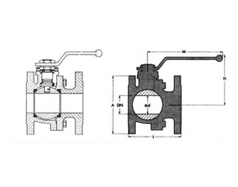 IMPA手册 编号756760法兰盘接头碳钢球阀7349(图1) IMPA手册 编号756760法兰盘接头碳钢球阀7349(图1)
