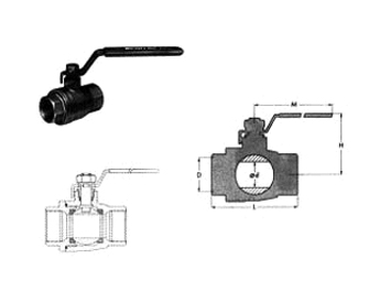 IMPA手册 编号756670PN63螺纹连接不锈钢球阀(图1) IMPA手册 编号756670PN63螺纹连接不锈钢球阀(图1)