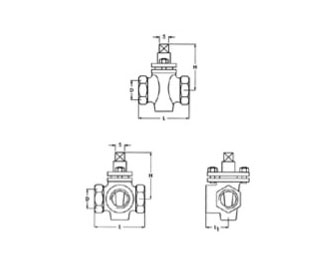 IMPA手册 编号756116两通/三通青铜闸阀(图1) IMPA手册 编号756116两通/三通青铜闸阀(图1)