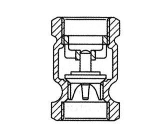 IMPA手册 编号755830青铜止回阀(图1) IMPA手册 编号755830青铜止回阀(图1)