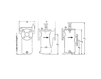 IMPA手册 编号872061单联铸铁滤器(图1) IMPA手册 编号872061单联铸铁滤器(图1)