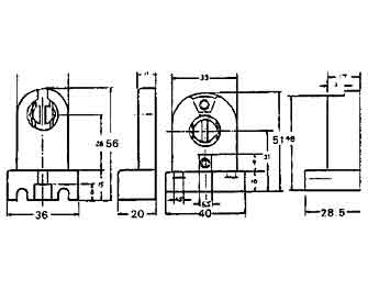 IMPA手册 编号791532日光灯脚座(图1)