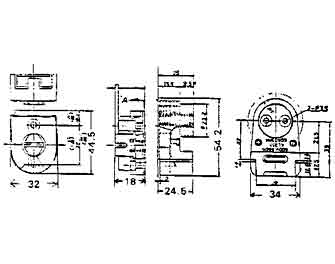 IMPA手册 编号791522日光灯脚座(图1) IMPA手册 编号791522日光灯脚座(图1)