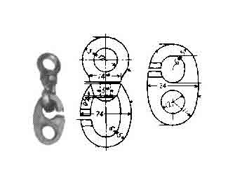 IMPA手册 编号371581旗钩(图1) IMPA手册 编号371581旗钩(图1)