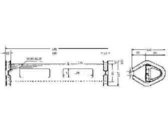 IMPA手册 编号232022铝合金绳梯(GS型)(图1) IMPA手册 编号232022铝合金绳梯(GS型)(图1)