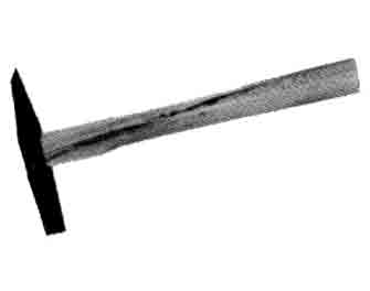 IMPA手册 编号612611敲锈手锤(图1)