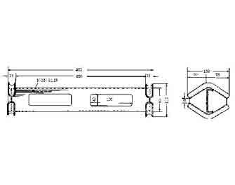 IMPA手册 编号232023铝合金绳梯（GS型）(图1)