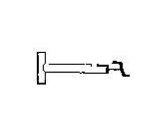 IMPA手册 编号231835自动扭锁用动作杆(图1)