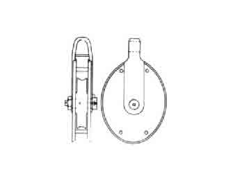 IMPA手册 编号231579船用钢制导索用滑车(图1)