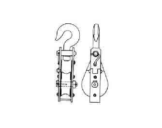 IMPA手册 编号231585船用凹槽滑车(图1)