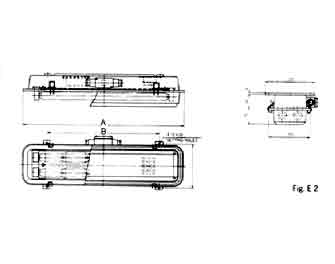 IMPA手册 编号791913船用天花板日光灯(图1)