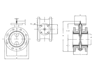 IMPA手册 编号754638铸铁蝴蝶阀系列(图1)