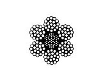 IMPA手册 编号2129696x WS(26)IWRC镀锌钢丝绳(图1)