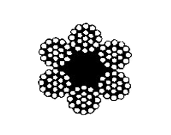 IMPA手册 编号214039不锈钢钢缆6 x 19(图1)