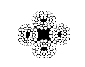 IMPA手册 编号2136364X Fi（40）非自转电镀钢丝绳(图1)