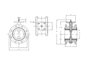 IMPA手册 编号754563铸铁蝴蝶阀系列(图1)