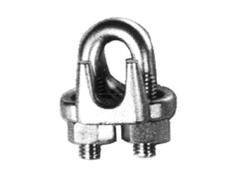 IMPA手册 编号233658不锈钢标准钢丝夹(图1)