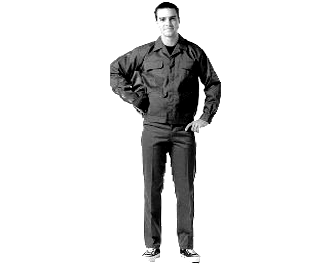 IMPA手册 编号190736静电防止工作衣裤(图1)