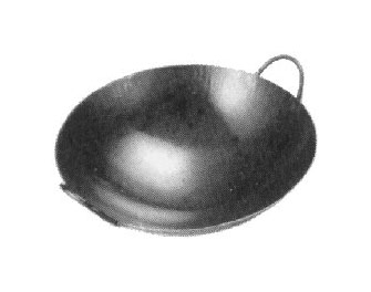 IMPA手册 编号173640中式钢制炒勺(图1)