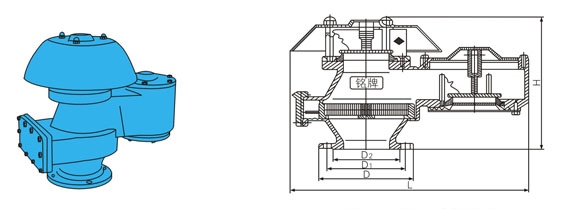 QZF-89全天候防冻防火呼吸阀(图1)