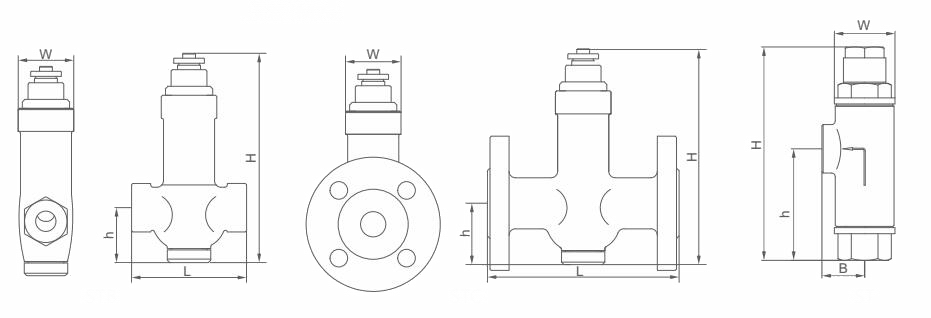 CS14H液体膨胀式蒸汽疏水阀(图2)