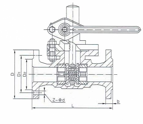 Z44H,Z48H锅炉排污阀(图1)