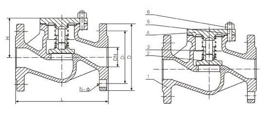 H41H,H41W德标止回阀(图1)