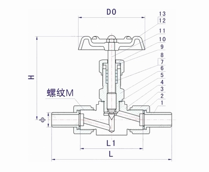 J23W-40P-64P-160P-320P针型阀(图1)