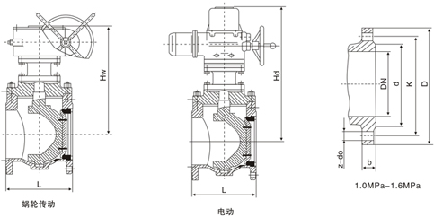 PQ340F,PQ340Y,PQ340H上装式偏心半球阀(图1)