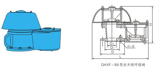 QHXF-89全天候防冻呼吸阀(图1)