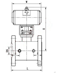 BQ641F,BQ641Y气动保温球阀(图1)