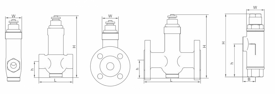 CS44H液体膨胀式波纹管疏水阀(图3)